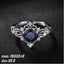Sapphire Diamond Vintage Princess Silver Ring Jewellery *Local Clearance* Carousel 5