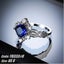 Sapphire Diamond Vintage Princess Silver Ring Jewellery *Local Clearance* Carousel 1