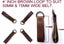 TOOL BELT- BROWN HEAVY DUTY LEATHER SLIDE & SWAP ON BELT FOR 33" TO 45" INCH Carousel 9
