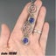 NEW new Boho Sapphire Drop Silver Earrings Jewellery *Clearance* Carousel 2