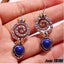 NEW new Boho Sapphire Drop Silver Earrings Jewellery *Clearance* Carousel 3