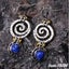 NEW new Boho Sapphire Drop Silver Earrings Jewellery *Clearance* Carousel 4