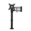 Monitor Arm Mount Single Black Carousel 3