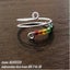 NEW new Vintage Rainbow Beads Ring Spin Moonstone Silver Ring *Sale NOW* Carousel 4