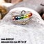 NEW new Vintage Rainbow Beads Ring Spin Moonstone Silver Ring *Sale NOW* Carousel 6