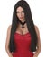 Gothic Long Black Wig Carousel 1