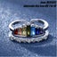 Rainbow Crown Diamond Gold Opening Ring Jewellery *Over Stocked* Carousel 1