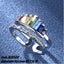 Rainbow Crown Diamond Gold Opening Ring Jewellery *Over Stocked* Carousel 9