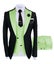 Three Piece Men Suits for Wedding Party Business Formal Groom Tuxedos Carousel 19