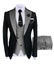 Three Piece Men Suits for Wedding Party Business Formal Groom Tuxedos Carousel 14