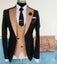 Three Piece Men Suits for Wedding Party Business Formal Groom Tuxedos Carousel 13