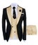 Three Piece Men Suits for Wedding Party Business Formal Groom Tuxedos Carousel 17