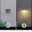 Pack Tungsten Filament Lamp LED Solar Wall Light Outdoor Waterproof Carousel 5