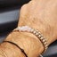 Natural Rose Quartz Chip Tan Macrame Bracelet Carousel 3