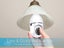 WiFi Panoramic Bulb Camera 1080P Wireless Home Surveillance Camera Night Vision Carousel 10