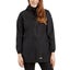 Trespass Womens Daytrip Waterproof Long Hooded Jacket - Black - XL Carousel 1