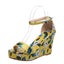 Women Floral Platform Sandals Female Summer Wedges Woman High Heels Carousel 1