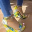 Women Floral Platform Sandals Female Summer Wedges Woman High Heels Carousel 5