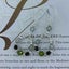 925 Sterling Silver Crystal Drop Earrings "Audrey" (Green) Carousel 3