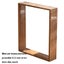 4cm Deep Transparent Shadow Box Frames Bouquet Display Flower Case Carousel 4
