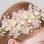 Pearl Rhinestones Headbands for Women Headwear Silk Flowers Bride Carousel 2