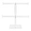 STORFEX 2-Tier Jewelry Display Stand Carousel 4