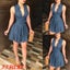 Women Vintage Casual Mini Skater Dress Denim Shirt Dress Size 6-1 Carousel 3