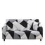 Anyseat 4 Seater Sofa Cover Black White Geometric Style and Protection For Li... Carousel 1