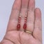 925 Sterling Silver Red Drop Earrings "Retha" Carousel 4