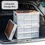 Collapsible Storage Bin with Lids(L) |Foldable Storage Box for Camping|Wardrobes Carousel 6