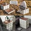 Collapsible Storage Bin with Lids(L) |Foldable Storage Box for Camping|Wardrobes Carousel 8