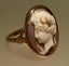 Antique Large 9ct Gold High Relief Cameo Ring, 8grams Carousel 9