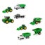 John Deere 4 Pce Vehicle Carded Set Carousel 1