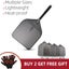 Anygleam Pizza Shovel 33 cm x 114cm Dark Grey for Perforated Peel with Metal ... Carousel 3
