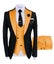 Three Piece Men Suits for Wedding Party Business Formal Groom Tuxedos Carousel 4
