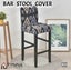 Cafe Bar Stool Covers Stretch Armless Chair Slipcover Spandex 1pc Carousel 3