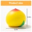 Yellow Peach Shape Fidget Toys New Design Soft Rising Decompression Carousel 1