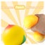 Yellow Peach Shape Fidget Toys New Design Soft Rising Decompression Carousel 2