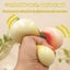 Yellow Peach Shape Fidget Toys New Design Soft Rising Decompression Carousel 3