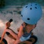Kinderfeets: Toddler Helmet - Matte Blue Carousel 3