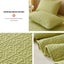 Anycozy Mattress Cover Green 100x200cm Pure Cotton Soft Quilted Bed Sheet Ant... Carousel 3