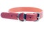 Dog Collar - Leather - 15mm x 40cm - Pink Carousel 1