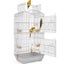 41’’ H Open Top Metal Bird Cage Large Parrot Cage Carousel 1