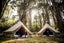 5m Bell Tent Fly for that extra protection against the elements Carousel 2