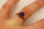 9ct Cabochon Amethyst ring Carousel 7