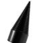 1PC 42mm Detachable Hex Shank Firewood Wood Log Splitter Cutting Cone Drill Bit Carousel 9
