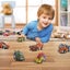 6 Pack Pull Back Dinosaur Toys Race Car Set Carousel 10