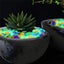 100pc Garden Glow in the Dark Luminous Pebbles for Walkways Plants Fish Tank ... Carousel 7