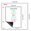 Magnetic Fridge Planner White Board Set Carousel 6