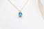 9ct Gold Genuine Blue Topaz Pendent SYP1160 Carousel 5